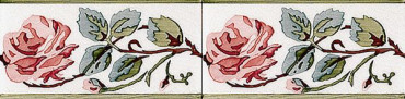 Бордюр CENEFA ROSAS PB CARMIN C/C B 7.5x15 от ADEX (Испания) в Москве