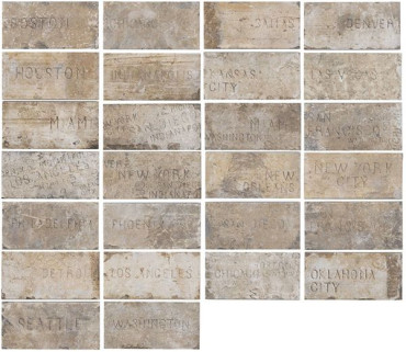 Керамогранит напольн/настен.Chicago CITY MIX SOUTH SIDE (mix 26) 10x20 от Cir Ceramiche (Италия) в Москве
