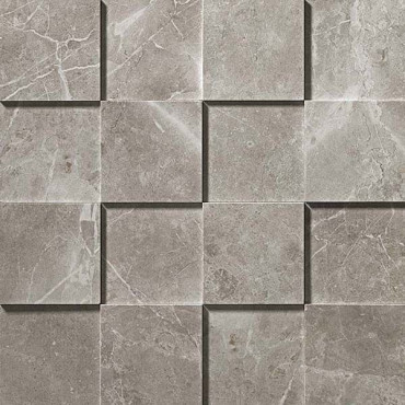 Мозаика Marvel Grey Fleury Mosaico 3D ADQA 30x30 от Atlas Concorde (Италия) в Москве
