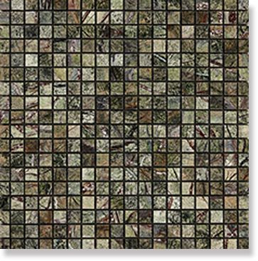 Мозаика Marble Rain Forest Green (1.5x1.5) 30.5x30.5 от Art&Natura (Италия) в Москве