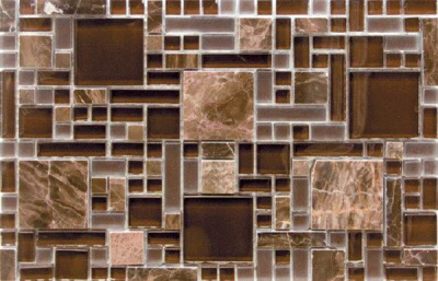 Мозаика ELITE BROWN 30x30 от Irida (Китай) в Москве