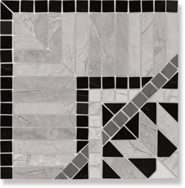 Декор Via Appia Cant. Corfu Negro 21.7x21.7 от Vives Ceramica (Испания) в Москве