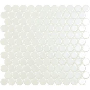 Мозаика Circle № 6000 BR Белый (на сетке) 30.6x31.4 от Vidrepur (Испания) в Москве