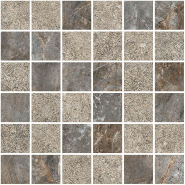 Мозаика Marble-Stone Тауп Матовый-Лапп. Ректификат (5х5) (K9498868R001VTE0) 30x30 от Vitra (Турция) в Москве
