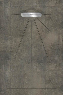 Керамический душевой поддон BETON ANTHRACITE - MULTI LINEAR MASSIVE 90x135 от Aquanit (Турция) в Москве