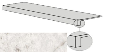 Фронтальная ступень SENSI GEMS GRAD.TOP ICEBERG RET (PF60006737) 32x120x4.5x2 от ABK Ceramiche (Италия) в Москве