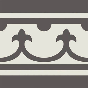 Декор PASION NEGRO CENEFA 20x20 от Ribesalbes (Испания) в Москве