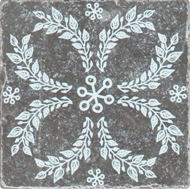 Декор BLACK MARBLE Motif №5 черный 10x10 от Stone4Home (Турция) в Москве