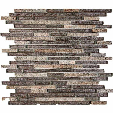 Мозаика PIX 726 из мрамора и стекла (10x48/98/148) 28.6x30 от Pixmosaic (Китай) в Москве