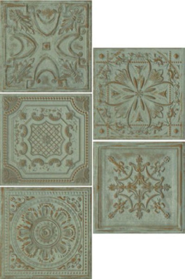 Настенная плитка Gatsby Green Tin (Mix 5) 20.1x20.1 от Aparici (Испания) в Москве