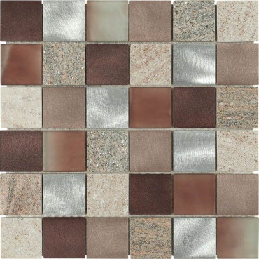 Мозаика Materia Mosaics Magma Copper (187396) 29.8x29.8 от Dune (Испания) в Москве