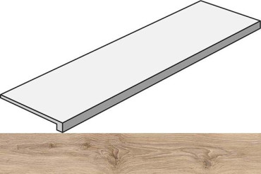 Фронтальная ступень ECO CHIC GRAD.TOP NATURALE RET (PF60006663) 32x120x4.5 от ABK Ceramiche (Италия) в Москве