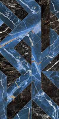 Керамогранит RHAPSODY OUTLINE BLUE LEV/RETT.(118716) 60x120 от Naxos Ceramica (Италия) в Москве