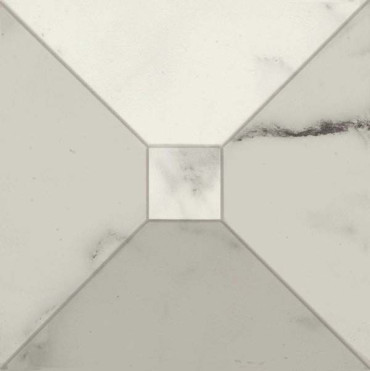 Вставка MMR8 Allmarble Statuario Tozzetto 3D Lux 15x15 от Marazzi Italy (Италия) в Москве