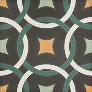 Керамогранит SYNC CHAIN GREEN (125637) 15x15 от DNA Tiles (Испания) в Москве