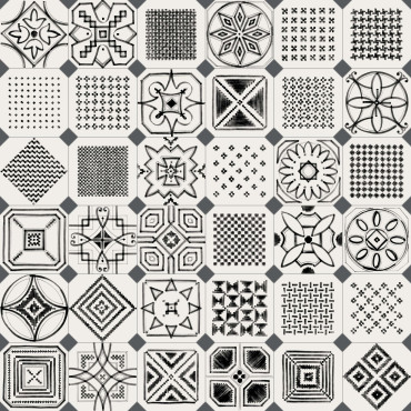 Декор Octogono Variette Sombra 20x20 от Vives Ceramica (Испания) в Москве