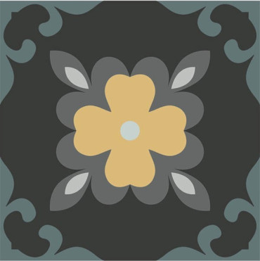 Керамогранит Dahlia NIGHT 15x15 от APE Ceramica (Испания) в Москве