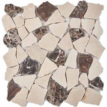 Мозаика PIX262 из мрамора 30.5x30.5 от Pixmosaic (Китай) в Москве