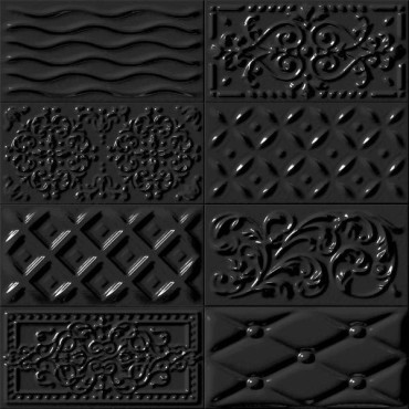 Декор Raspail Negro 10x20 от Vives Ceramica (Испания) в Москве