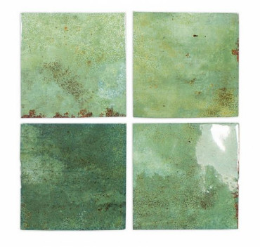 Настенная плитка ENAMEL SQUARE MOSS (123078) 12.5x12.5 от DNA Tiles (Испания) в Москве