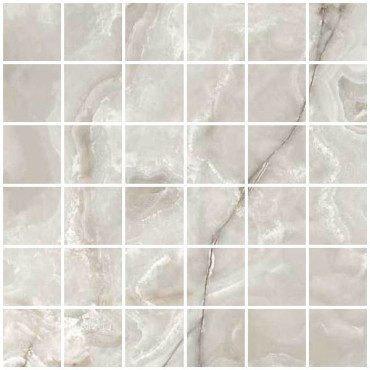 Мозаика ONYX&MORE SILVER ONYX SATIN MOS. 5X5 (767648) 30x30 от Casa Dolce Casa (Италия) в Москве