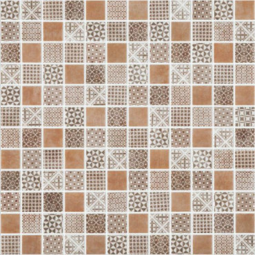 Мозаика Born Brown (на сетке) коричневый 31.7x31.7 от Vidrepur (Испания) в Москве