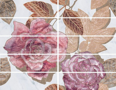 Бордюр Argos flowers 7.5x25 от Laparet в Москве