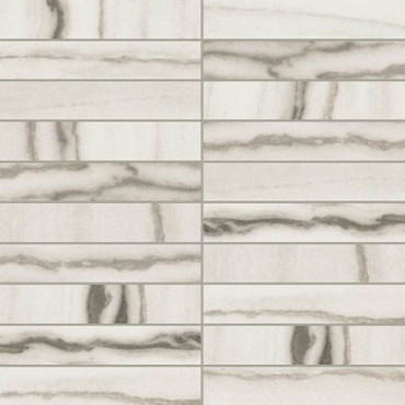 Мозаика PREXIOUS REX WHITE FANT. MOS.3x15 MATTE (756304) 30x30 от REX Ceramiche (Италия) в Москве