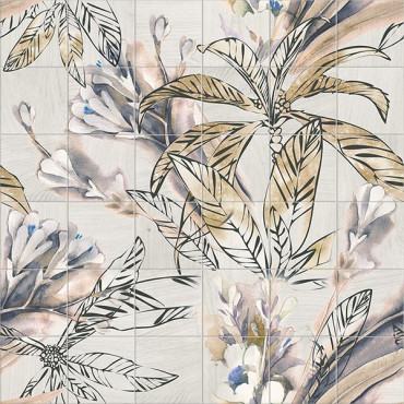 Панно MURAL AUTUMN LEAVES (36 шт 20x20) 120x120 от Mainzu (Испания) в Москве