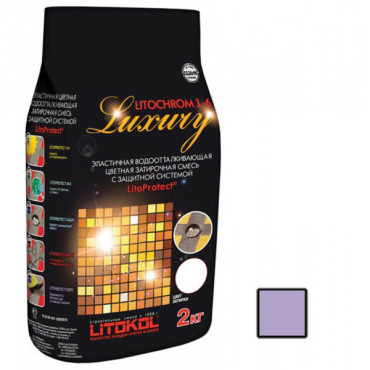 Затирка для швов LITOCHROM 1-6 LUXURY C.650 аметист затир.смесь (2 кг) от Litokol (Россия) в Москве
