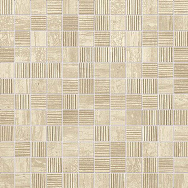Мозаика ROMA TRAVERTINO MOSAICO (fLTG) 30.5x30.5 от FAP Ceramiche (Италия) в Москве