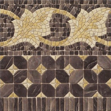 Бордюр Cenefa Midas Tabaco 43.5x43.5 от Vives Ceramica (Испания) в Москве
