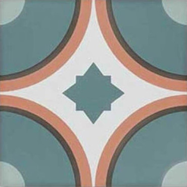 Керамогранит SYNC CIRCLE BLUE (125630) 15x15 от DNA Tiles (Испания) в Москве