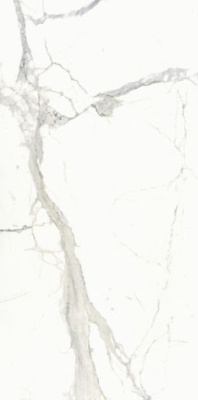 Керамогранит Ultra Marmi BIANCO CARRARA Luc Shiny (6mm) 150x300 от Ariostea (Италия) в Москве