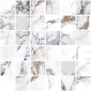 Мозаика Marble-X Бреча Капрайа Белый ЛПР (5x5) (K9498798LPR1VTE0) 30x30 от Vitra (Турция) в Москве