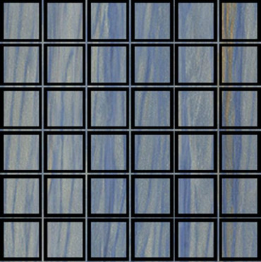 Мозаика MOSAICO AZUL MACAUBA 6mm RETT 5x5 (87192) 30x30 от AVA Ceramica (Италия) в Москве