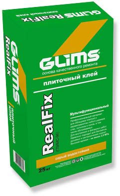Плиточный клей RealFix (глимс 96) (25кг) от Glims (Россия) в Москве