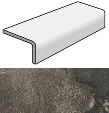Фронтальная ступень с капиносом REX LA ROCHE MUD EL.ELLE R11 (742251) 15x30x4 от REX Ceramiche (Италия) в Москве