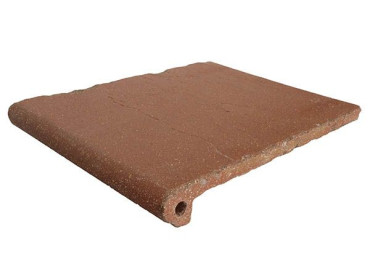 Фронтальная ступень Antique Bordo/Античный Бордо клинкерная 33x25 от Ecoclinker (Россия) в Москве