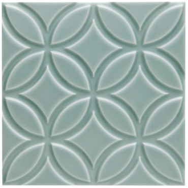 Декор NERI LISO BOTANICAL SEA GREEN (ADNE4147) 15x15 от ADEX (Испания) в Москве