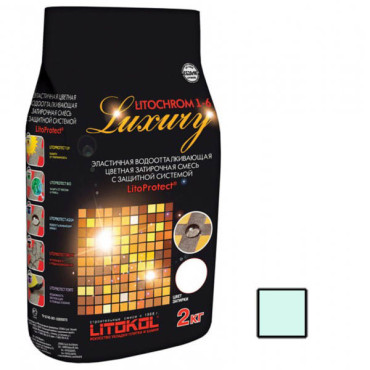 Затирка для швов LITOCHROM 1-6 LUXURY C.100 св-зелен затир.смесь (2 кг) от Litokol (Россия) в Москве