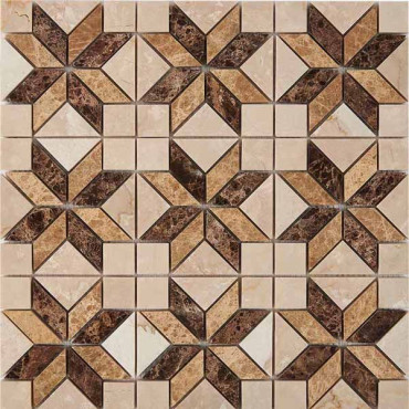 Мозаика PIX286 из мрамора (23x23) 29.8x29.8 от Pixmosaic (Китай) в Москве