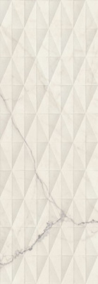 Настенная плитка Allmarble Wall Statuario Struttura Pav? Lux 3D (M73S) 40x120 от Marazzi Italy (Италия) в Москве
