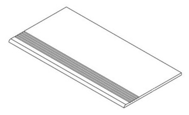 Фронтальная ступень Marvel Meraviglia Silver Majestic Gradino Matte (AJVZ) 30x120 от Atlas Concorde (Италия) в Москве