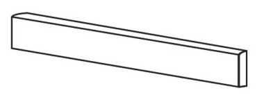 Плинтус PIETRA VIVA BATTISCOPA IVORY NAT RET. (PF60012273) 5.5x80 от ABK Ceramiche (Италия) в Москве