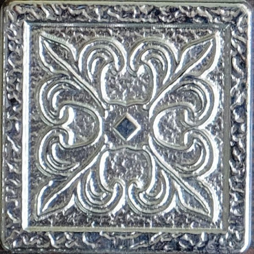 Декор SILVO-25 вставка VENZEL латунная 5x5 от BronzoDecor (Россия) в Москве