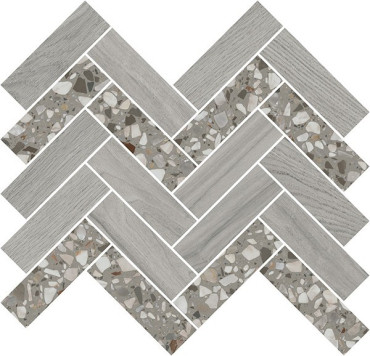 Декор Монтиони мозаичный серый (T042/SG5267) 34x35.5x0.9 от Kerama Marazzi (Россия) в Москве