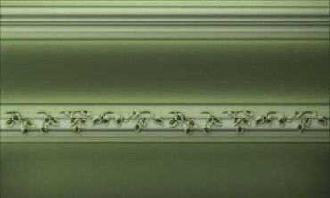 Плинтус Zocalo Lirios verde 12x20 от Decoramia (Испания) в Москве