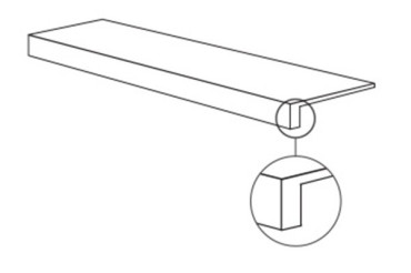 Фронтальная ступень POETRY WOOD GTOP OAK NAT RETT 32x120x4.5 от ABK Ceramiche (Италия) в Москве