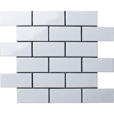 Мозаика Brick White Glossy (A1001G) 28.8x29.4 от StarMosaic (Китай) в Москве